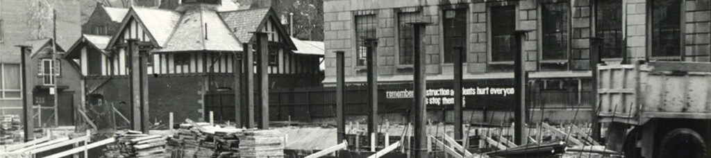 St. Michael's library construction, 1968